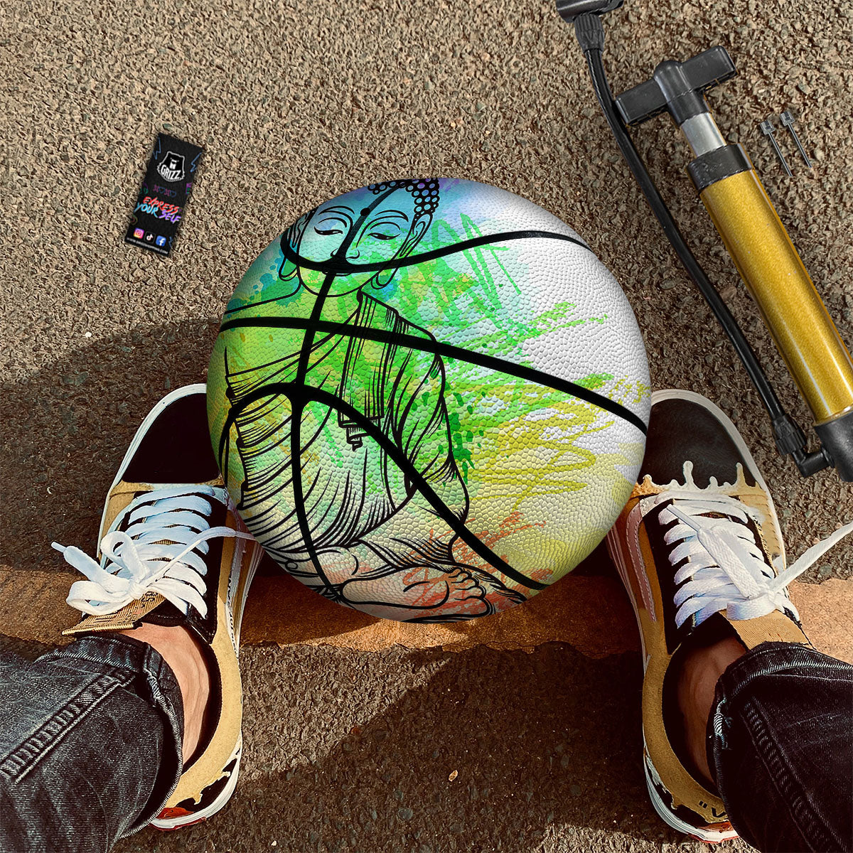 Blanket Tribal Serape Print Pattern Basketball