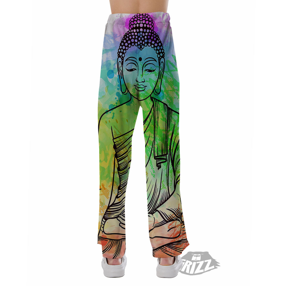 Buddha Reggae Print Pajama Pants-grizzshop