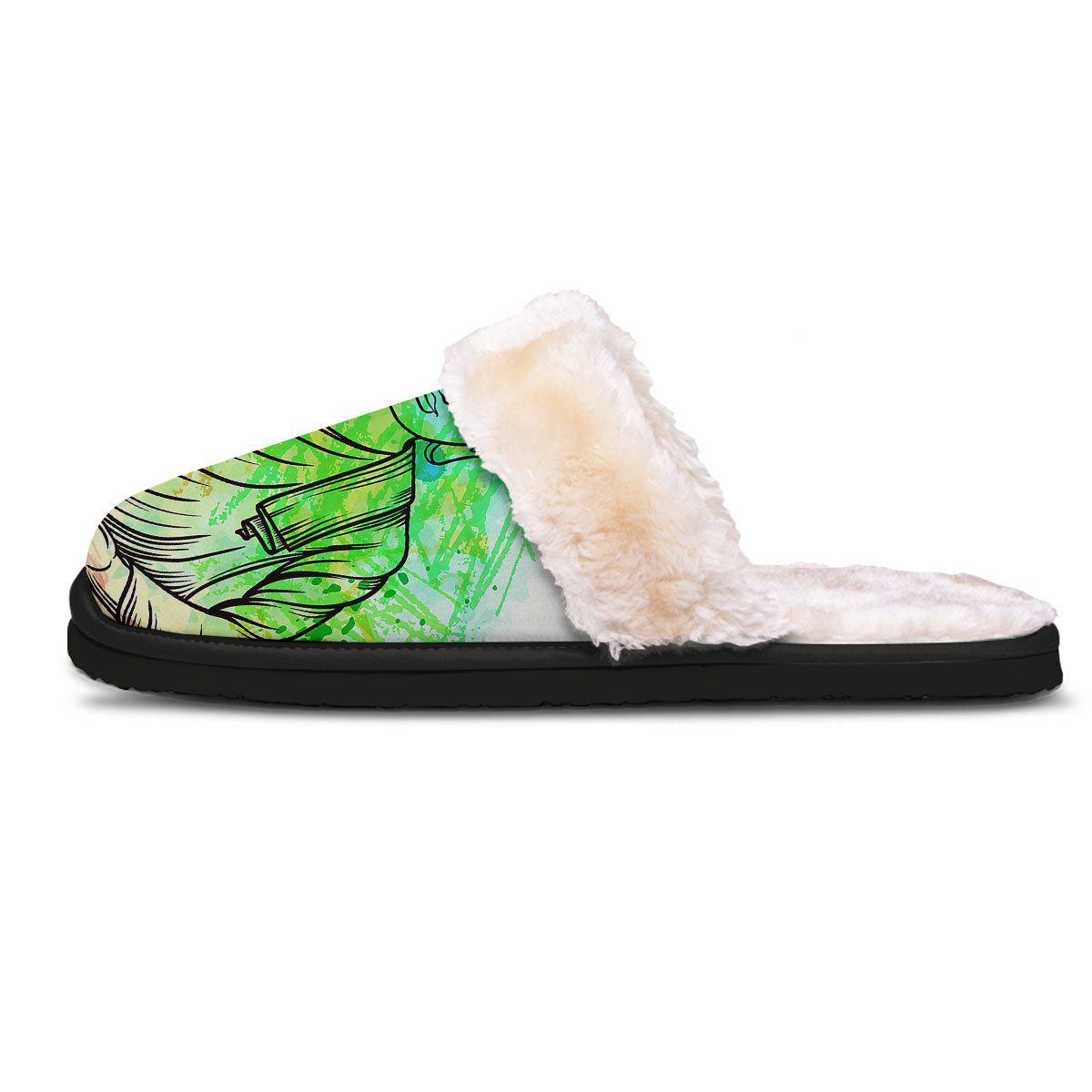 Buddha Reggae Print Slippers-grizzshop