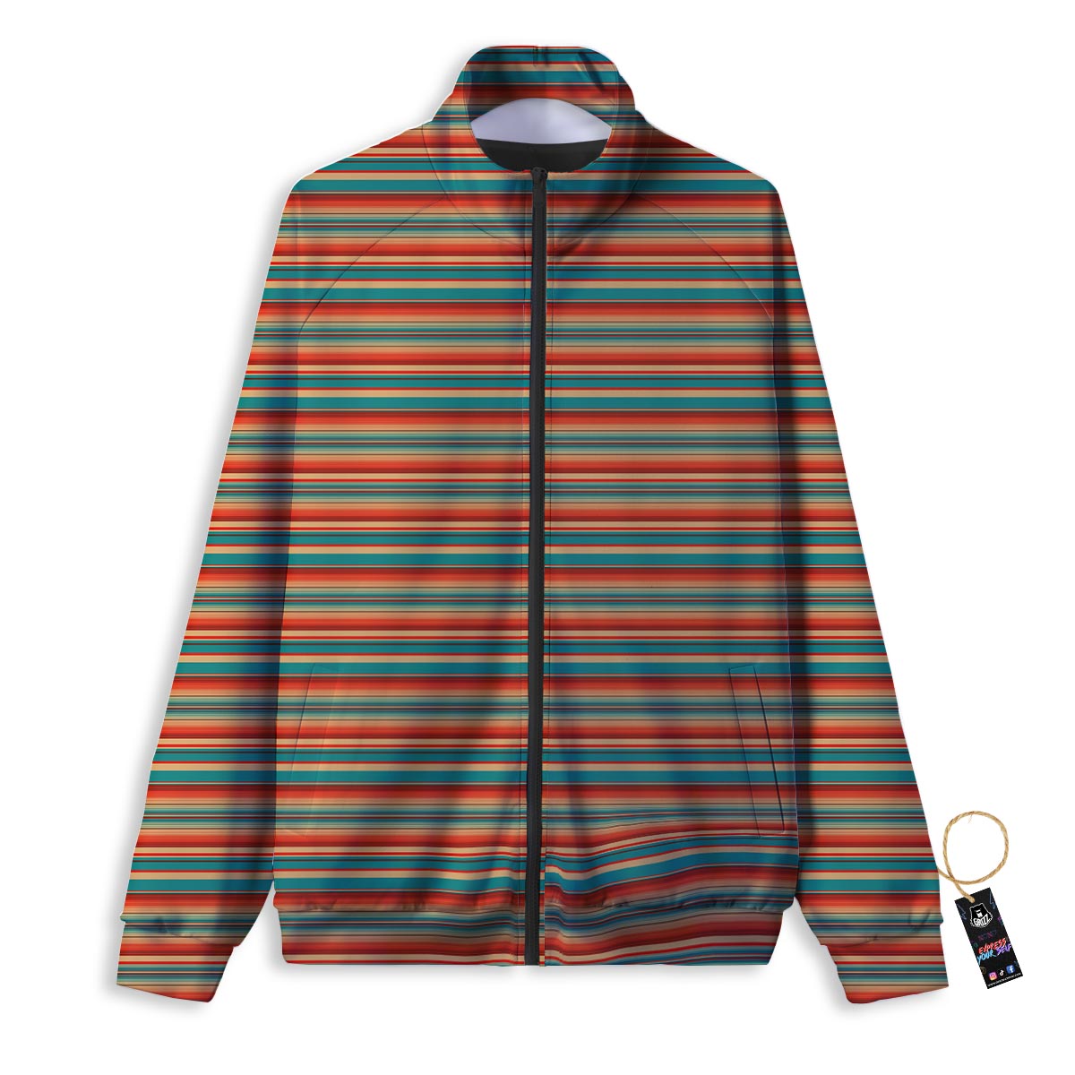Buddha Reggae Print Track Jacket-grizzshop