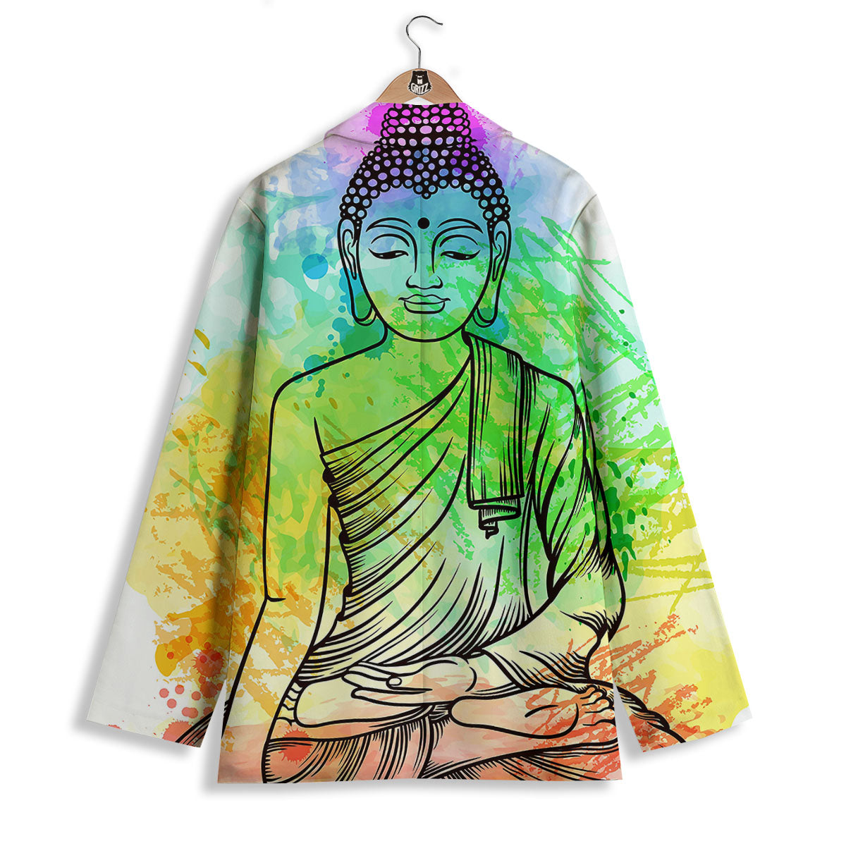 Buddha Reggae Print Women's Blazer-grizzshop