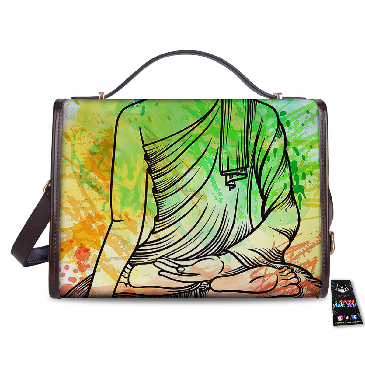 Buddha Reggae Print Women's Satchel Bag