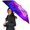 Buddha Teal And Purple Print Umbrella-grizzshop