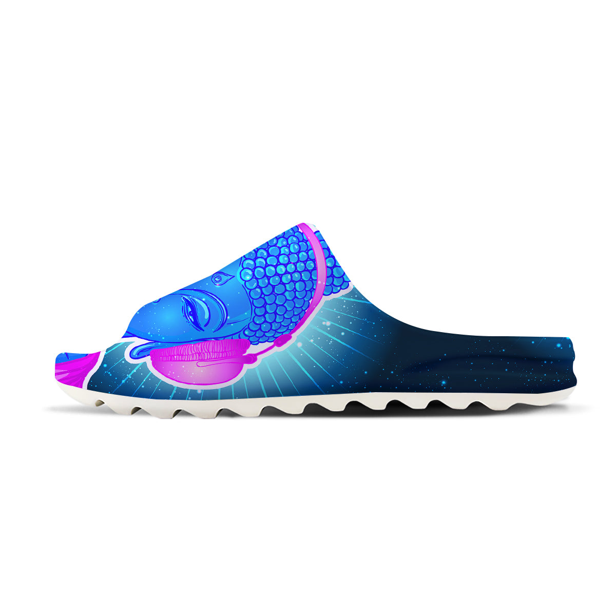Buddha Psychedelic Print Sandals-grizzshop