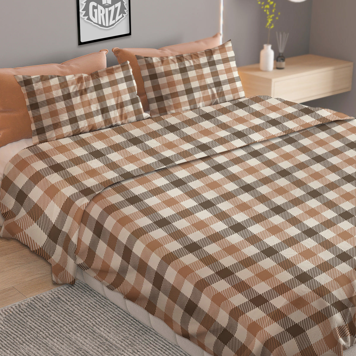 Camouflage Dark Green Print Duvet Cover Bedding Set