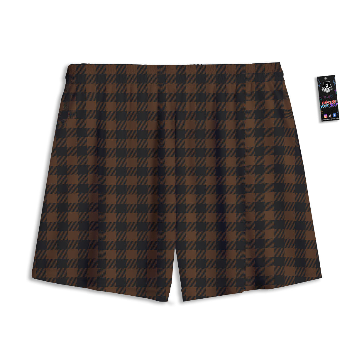 Camouflage Forest Green Print Mesh Shorts
