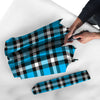 Buffalo Check Black And Turquoise Print Pattern Umbrella-grizzshop