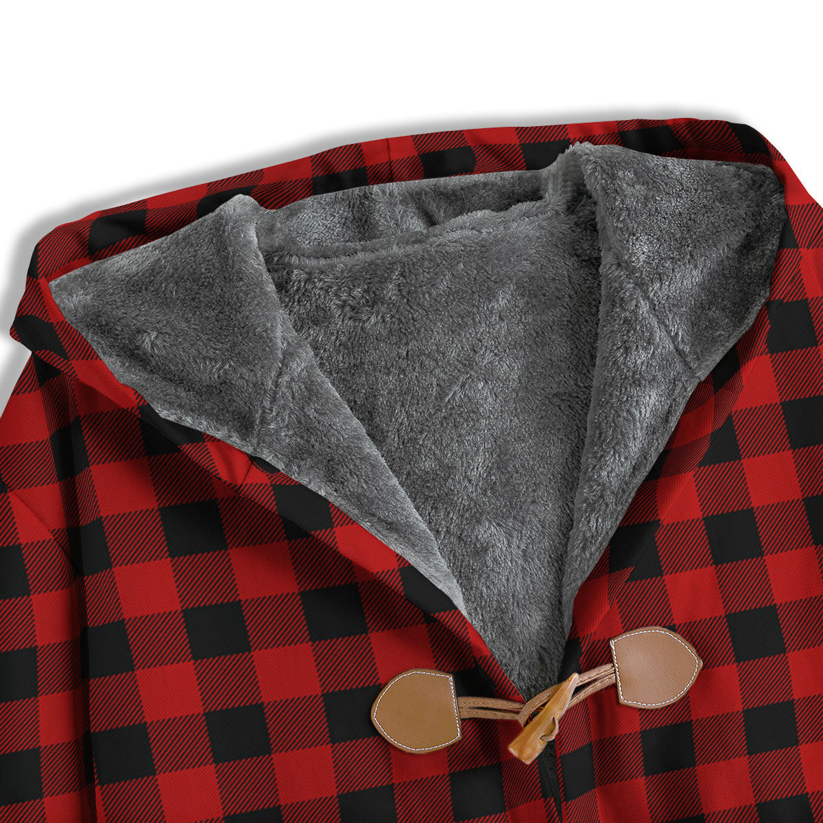 Buffalo Check Cardinal Red Print Pattern Men's Windbreaker Jacket-grizzshop