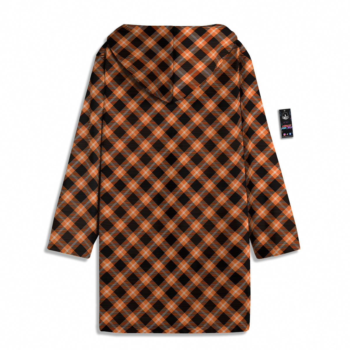Buffalo Check Halloween Print Pattern Men's Windbreaker Jacket-grizzshop