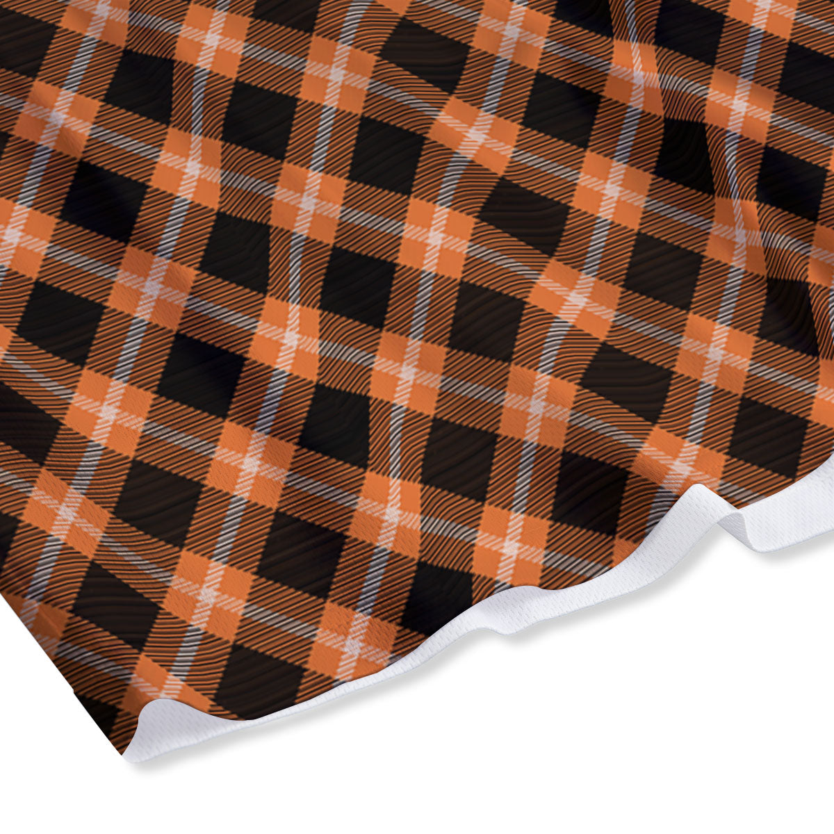 Buffalo Check Halloween Print Pattern Mesh Shorts