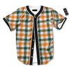 Buffalo Check St. Patrick's Day Print Pattern Baseball Jersey-grizzshop