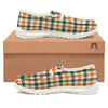 Buffalo Check St. Patrick's Day Print Pattern Black Loafers-grizzshop