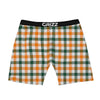 Buffalo Check St. Patrick's Day Print Pattern Boxer Briefs-grizzshop