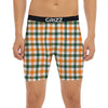 Buffalo Check St. Patrick's Day Print Pattern Boxer Briefs-grizzshop