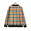 Buffalo Check St. Patrick's Day Print Pattern Cardigan-grizzshop