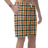 Buffalo Check St. Patrick's Day Print Pattern Men's Shorts-grizzshop