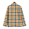 Buffalo Check St. Patrick's Day Print Pattern Men's Sport Coat-grizzshop