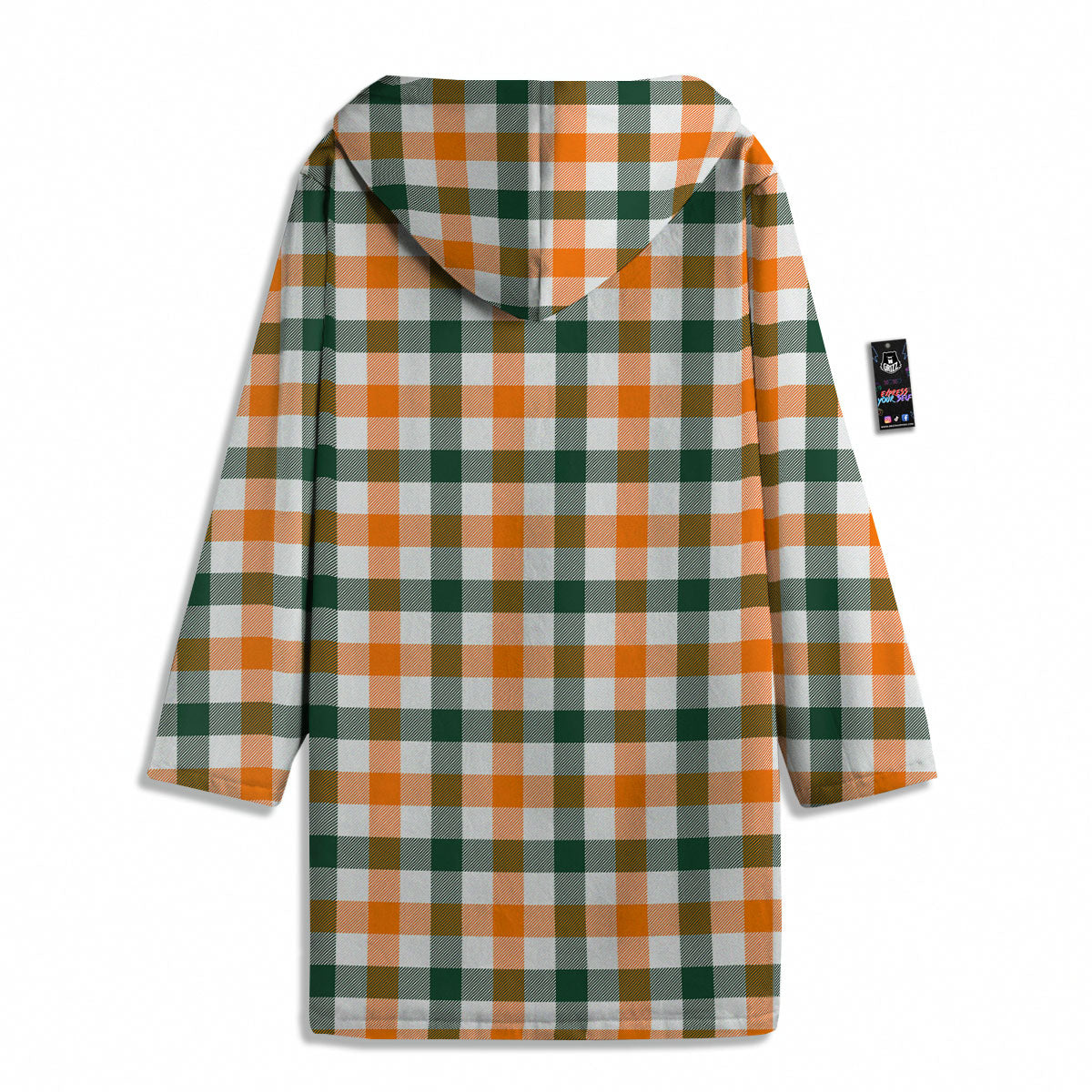 Buffalo Check St. Patrick's Day Print Pattern Men's Windbreaker Jacket-grizzshop