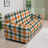 Buffalo Check St. Patrick's Day Print Pattern Sofa Cover-grizzshop