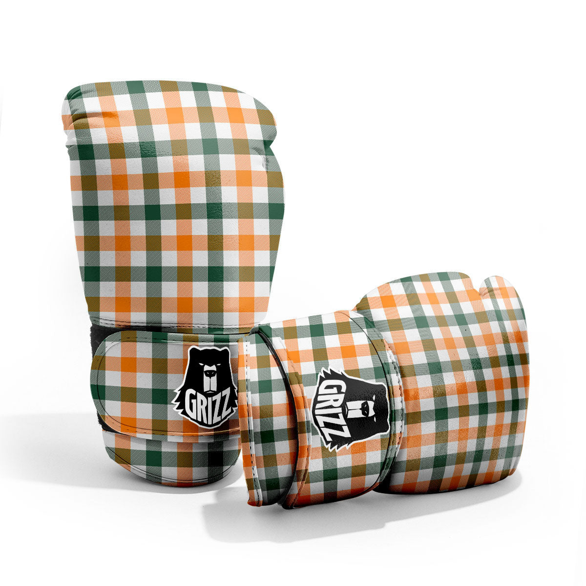 Buffalo Check St. Patrick's Day Print Pattern Pro Boxing Glove