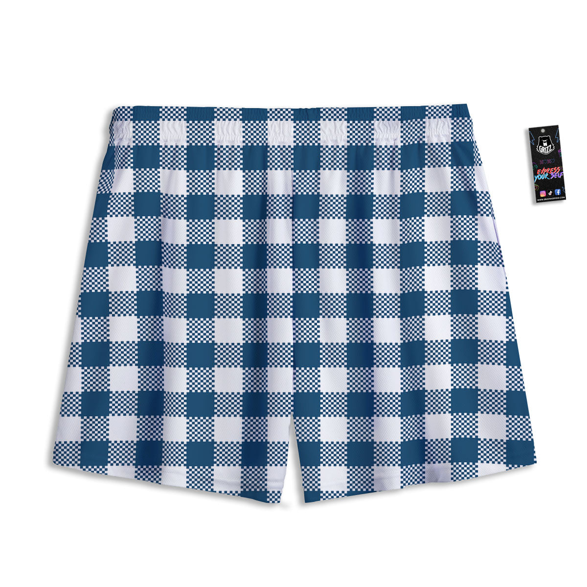 Cancer Sign Black And Gold Print Mesh Shorts
