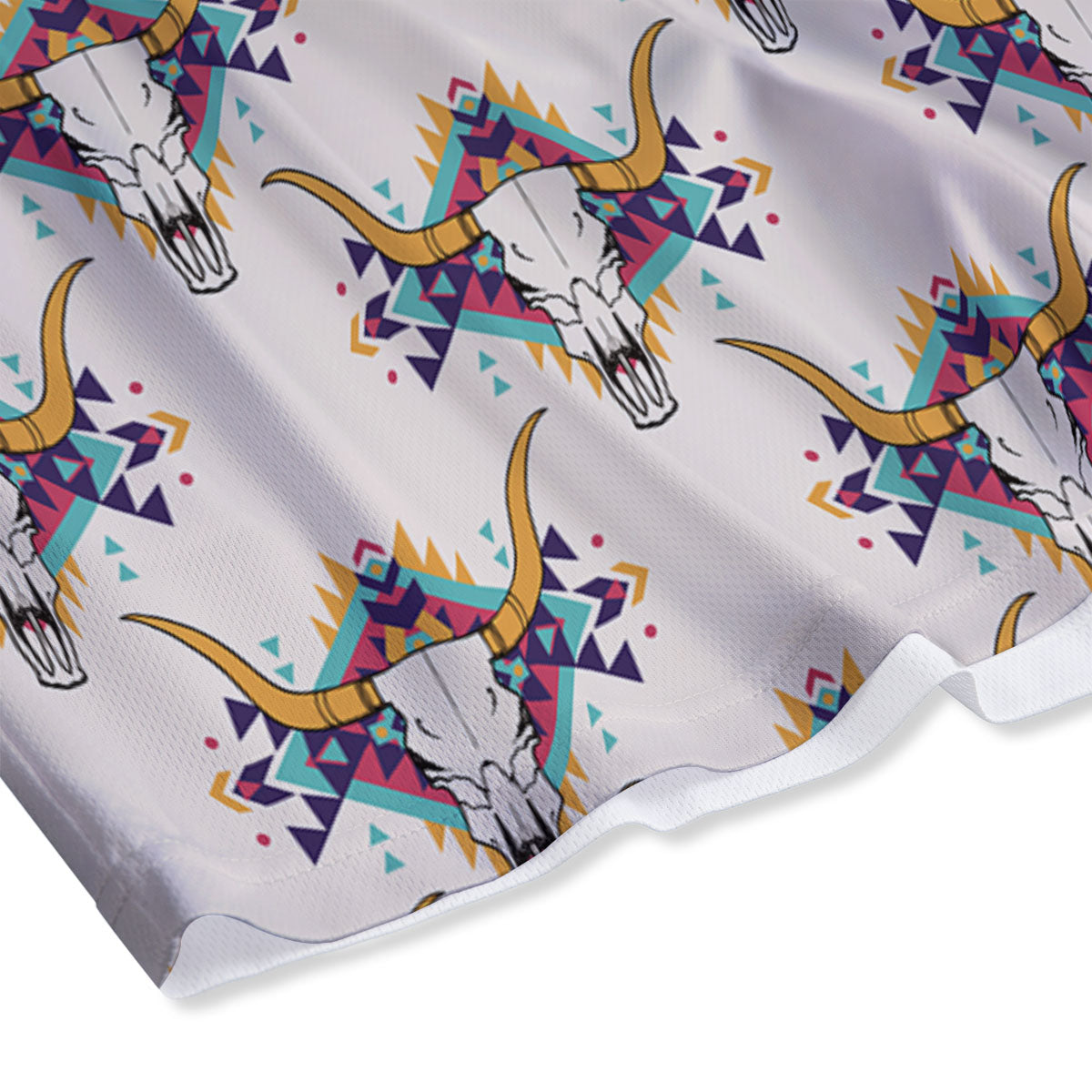 Buffalo Native Print Pattern Mesh Shorts-grizzshop