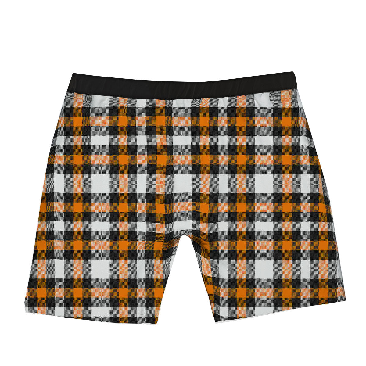 Buffalo Plaid Halloween Print Pattern Boxer Briefs-grizzshop