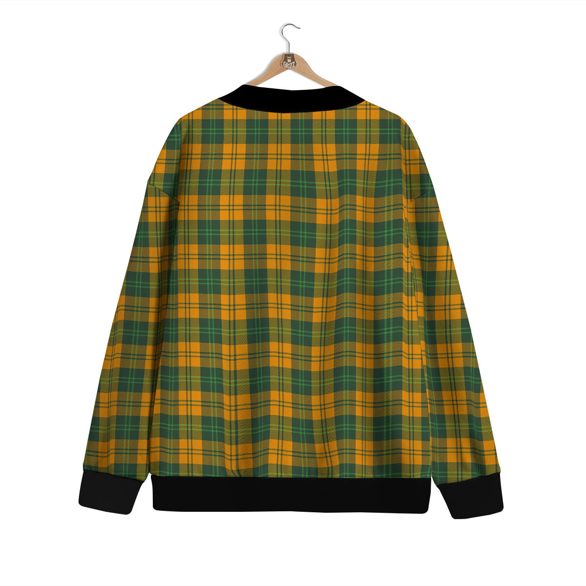 Buffalo Plaid Saint Patrick's Day Print Pattern Cardigan-grizzshop