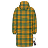 Buffalo Plaid Saint Patrick's Day Print Pattern Long Down Jacket-grizzshop