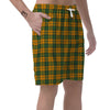 Buffalo Plaid Saint Patrick's Day Print Pattern Men's Shorts-grizzshop