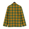 Buffalo Plaid Saint Patrick's Day Print Pattern Men's Sport Coat-grizzshop