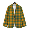 Buffalo Plaid Saint Patrick's Day Print Pattern Men's Sport Coat-grizzshop