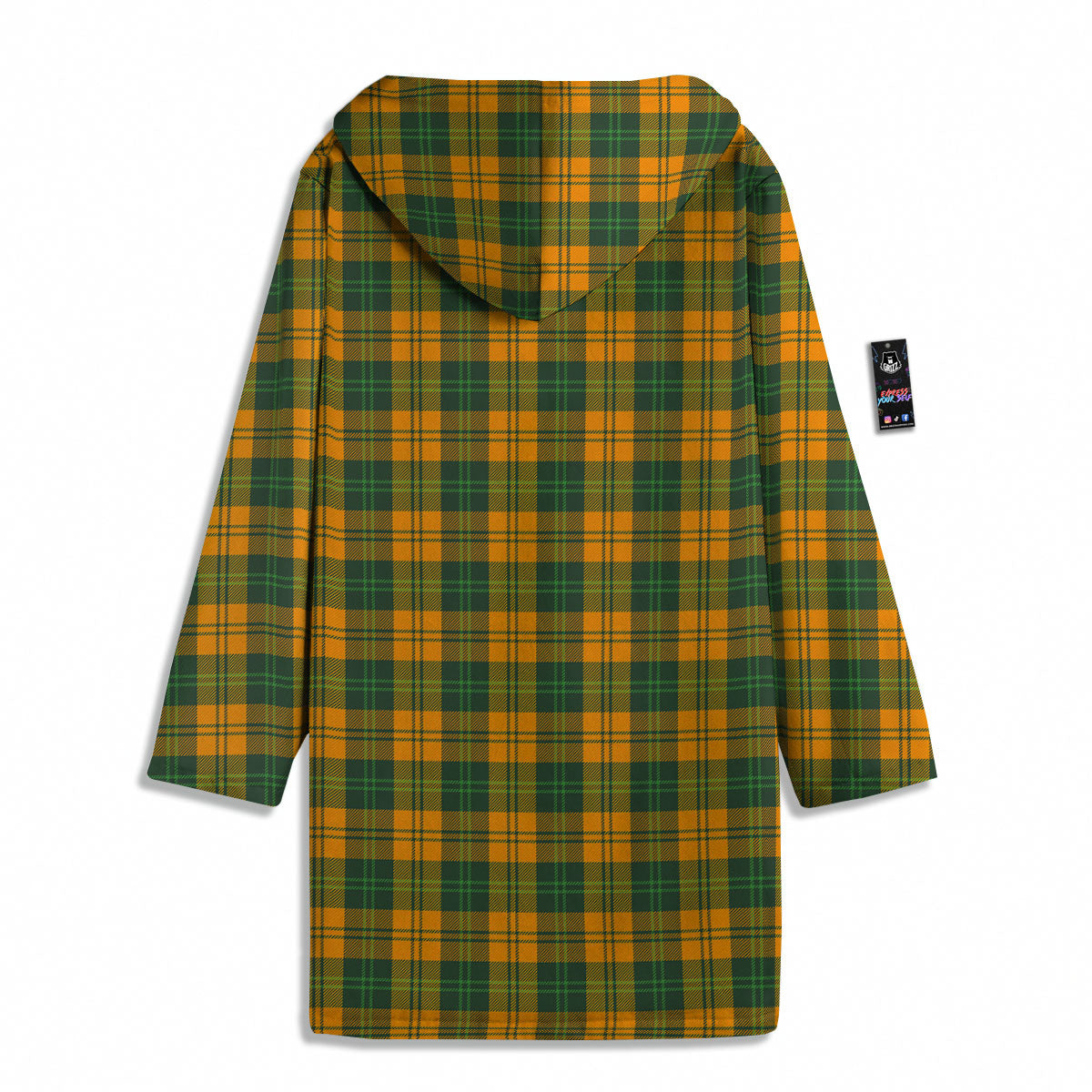 Buffalo Plaid Saint Patrick's Day Print Pattern Men's Windbreaker Jacket-grizzshop