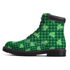 Buffalo Plaid St. Patrick's Day Print Pattern Boots-grizzshop