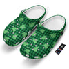 Buffalo Plaid St. Patrick's Day Print Pattern Clog-grizzshop