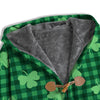 Buffalo Plaid St. Patrick's Day Print Pattern Men's Windbreaker Jacket-grizzshop