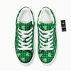 Buffalo Plaid St. Patrick's Day Print Pattern Platform Shoes-grizzshop