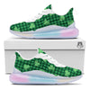 Buffalo Plaid St. Patrick's Day Print Pattern Running Sneakers-grizzshop