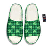 Buffalo Plaid St. Patrick's Day Print Pattern Sandals-grizzshop