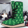 Buffalo Plaid St. Patrick's Day Print Pattern Snow Boots-grizzshop