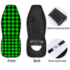 Buffalo Plaid UFO Green Print Pattern Car Seat Covers-grizzshop