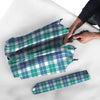 Buffalo Plaid White Green And Blue Print Pattern Umbrella-grizzshop