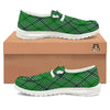 Buffalo St. Patrick's Day Print Pattern Black Loafers-grizzshop