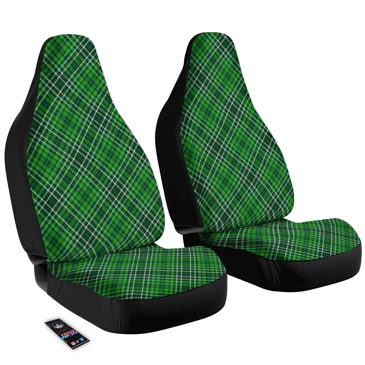 Buffalo St. Patrick's Day Print Pattern Car Seat Covers-grizzshop