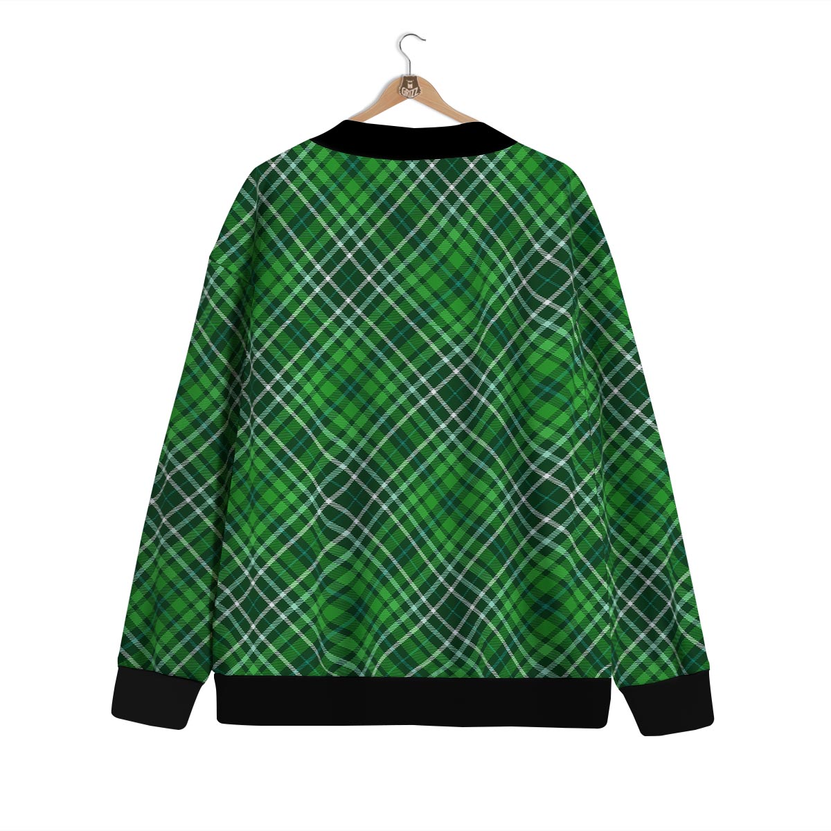 Buffalo St. Patrick's Day Print Pattern Cardigan-grizzshop