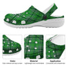 Buffalo St. Patrick's Day Print Pattern Clog-grizzshop