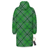 Buffalo St. Patrick's Day Print Pattern Long Down Jacket-grizzshop