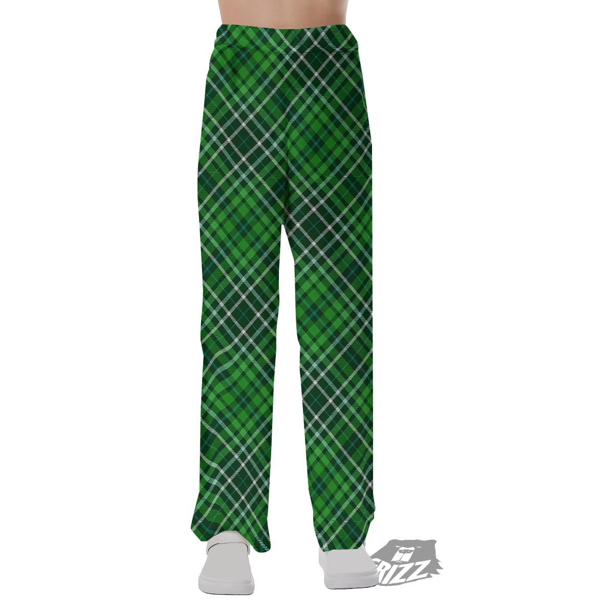 Buffalo St. Patrick's Day Print Pattern Pajama Pants-grizzshop