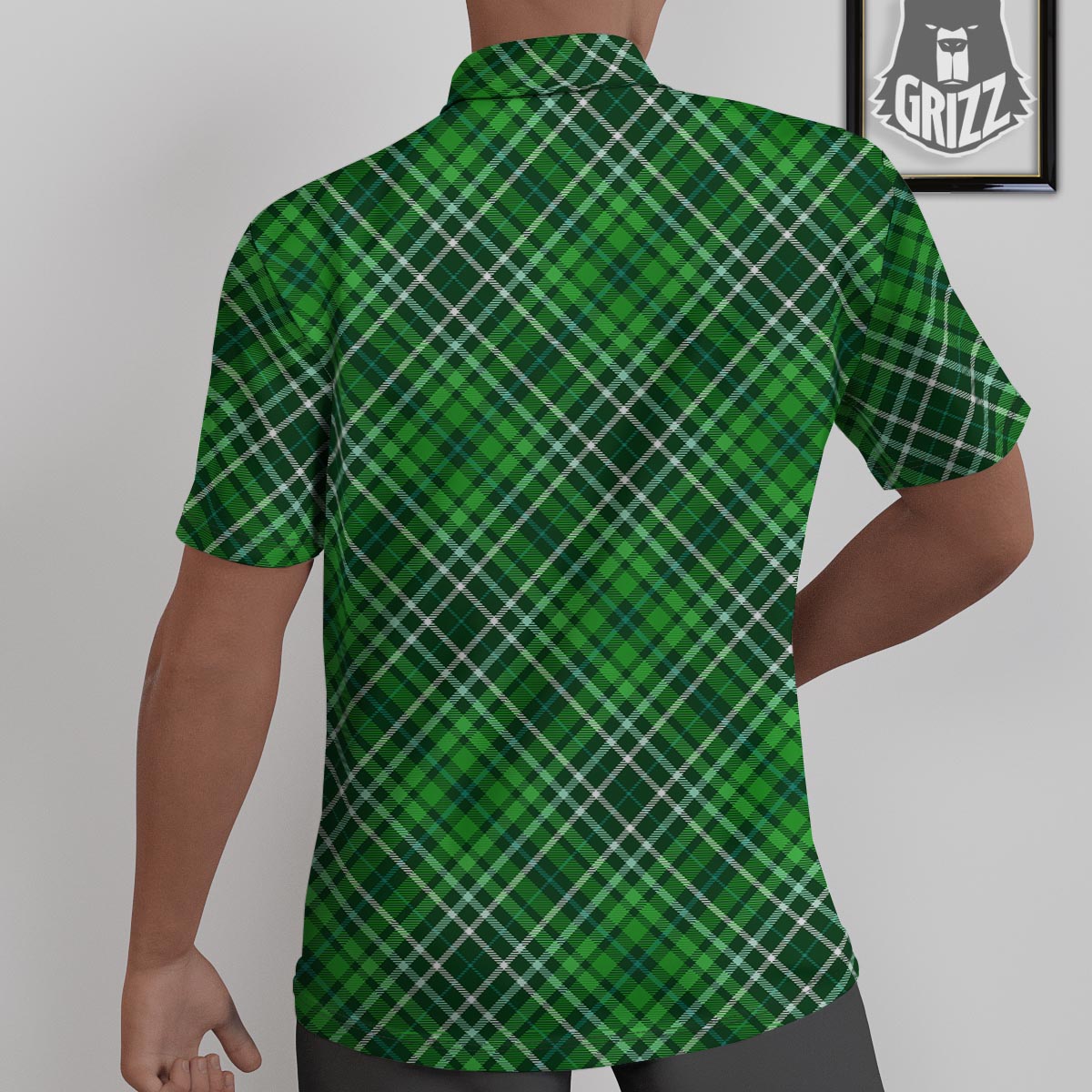 Buffalo St. Patrick's Day Print Pattern Untucked Shirts-grizzshop