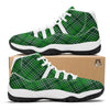 Buffalo St. Patrick's Day Print Pattern White Bball Shoes-grizzshop